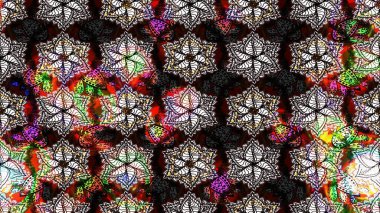 Çiçekli bahar çiçekleri. Küçük çiçekte güzel bir desen. Küçük renkli çiçekler. Moda baskıları için zarif bir şablon. Motley illüstrasyonu.