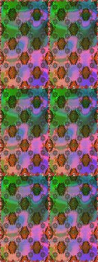 Doodle tarzı. El çizimi dikişsiz sonbahar çiçekleri deseni. Yeşil renkli çiçekler. Tekstil ve kapak tasarımı için mükemmel. Renkli yeşil, pürüzsüz desen.