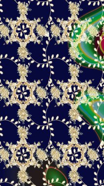 Raster illüstrasyonundaki çiçek desenli çizim. Siyah renkte çiçekler.