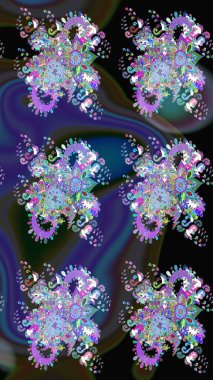 Eskiz arkaplan modeli. Vadinin çiçekleri mor renklerde. Suluboya, elle çizilmiş. Raster - stok.