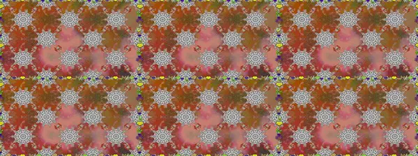 Birçok kahverengi ve soyut çiçekli tropikal desenler. Varicolobrown raster kusursuz illüstrasyon. Küçük çiçekte sevimli çiçek deseni var..