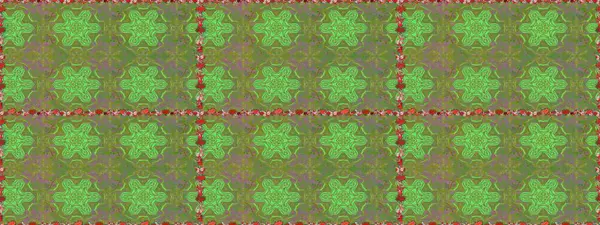 Şirin çiçekli, desensiz, yeşil ve kahverengi renkli. Tekstil için dikişsiz suluboya desen. El çizimi çiçek pürüzsüz desen (taş)).