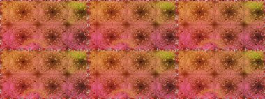 Raster illüstrasyonunda kusursuz çiçek deseni. Çiçekler suluboya tarzında turuncu renkte.