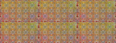 Tropik, dikişsiz çiçek deseni. Kahverengi renkli çiçekler. Raster illüstrasyonu.