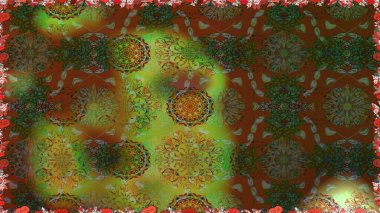 Çocuk stili. Renkli Bahar Temalı Kusursuz Arkaplan. Düz Çiçek Elementleri Tasarımı. Çiçekli pürüzsüz raster arka plan.