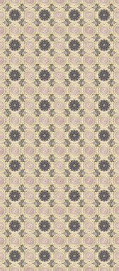 Barok tarzında altın çiçekli süs. Altın çiçekli, pürüzsüz desen. Bej, gri ve nötr renklerde altın bir element. Damask arkaplanı.