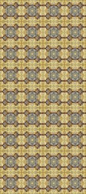 Kusursuz altın desen. Tarafsız, bej ve kahverengi renklerde altın desenli altın elementler. Raster doğulu süsü.