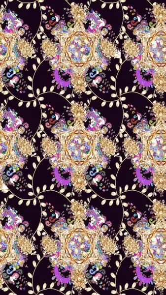 Doodle çiçekler ve dalları, otlar ve çiçekler. Elle çizilmiş. Raster resim. Güzel kumaş deseni.