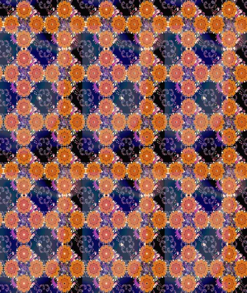 Etnik Mandala süsleme. Hint çiçek desenli madalyon desen. Kullanılabilir Tekstil, tebrik kartı, boyama kitabı, telefon durumda yazdırma için. Raster kına dövme stil.