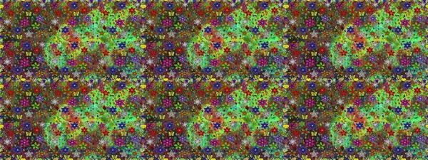 Çiçekleri, deniz kabukları, mandalaları ve suluboya efektleriyle donanma geçmişi. Yatak çarşafları, ceket, paket tasarımı, kumaş ve moda kavramları için tekstil baskısı. Kusursuz etnik tasarım.