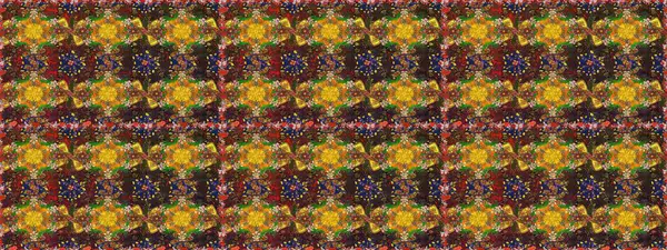 Renkli Yaz Temalı Kusursuz Arkaplan. Raster çiçekli arka plan. Yazdır. Düz Çiçek Elementleri Tasarımı. Güzel, pürüzsüz bir desen. Şirin kumaş deseni.