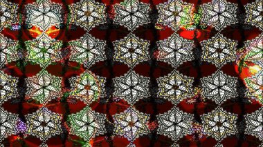 Çiçek deseni. Raster illüstrasyonu. Chichi 'nin kumaş kalıbını çiz. Renkli Bahar Teması eskiz kalıbı. Düz Çiçek Elementleri Tasarımı.