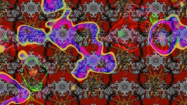 Raster illüstrasyonundaki çiçek desenli çizim. Gri renkli çiçekler. Renkli Yaz Temalı eskiz kalıbı. Düz Çiçek Elementleri Tasarımı.