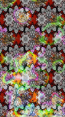 Güzel eskiz şekli. Raster çiçekli arka plan. Yazdır. Düz Çiçek Elementleri Tasarımı. Güzel kumaş deseni. Renkli Yaz Teması çizim şablonu.