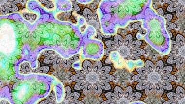 Çiçeksel nötr çizim kalıbı. Raster çiçek izi. Klasik taslak çizimi. Raster Yumuşak kumaş deseni.