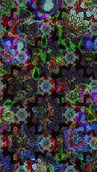 Eskiz geçmişi. Kumaş, tekstil, duvar kağıdı baskısı için. Eski usul. Tomurcukları çiçek olan sevimli bir çiçek deseni. Raster. Raster illüstrasyonu.