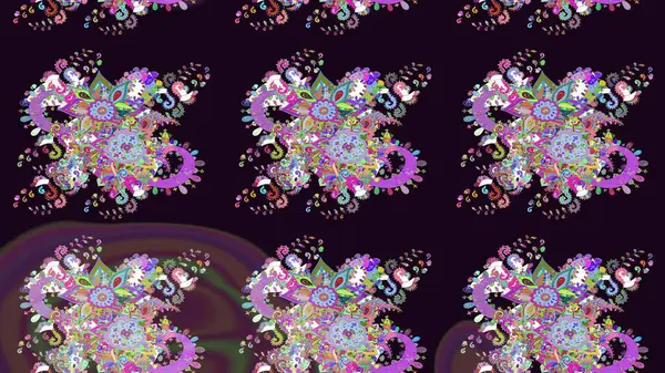 Çiçekli zambakların eskiz geçmişi. Çiçek tasarımı için inanılmaz bir kolaj cenneti tarzı. Parlak çiçekli kolaj çiçekleri siyahtır..