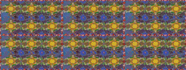 Suluboya kusursuz desen. Çiçek izi. Çiçekler suluboya tarzında kahverengi ve yeşil renklerde.