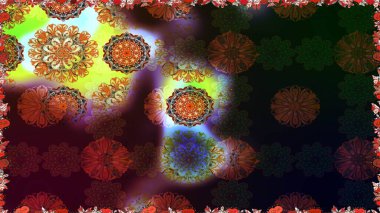 Kahverengi ve gri renkte manzaralı çiçek deseni. Üst manzara, yumuşak stil. Çiçek kompozisyonu, el boyası, hassas şablon. Sevgililer günü ve tebrik kartı konsepti için şık bir davet.