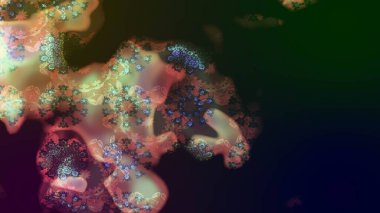 Raster Illustrasyon 'daki Çiçek Deseni' nin son moda çizimi. Gri renkli çiçekler. Renkli Yaz Temalı eskiz kalıbı. Düz Çiçek Elementleri Tasarımı.