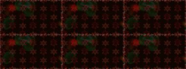 Şatafatlı bahar bahçesi dokusu. Raster illüstrasyonu. Siyah ve kahverengi renkte çiçekler. Siyah ve kahverengi renklerde çiçeksiz. Çiçek deseni.