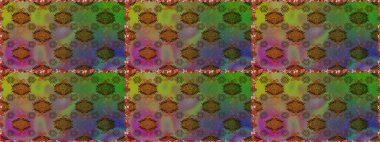 Renkli Bahar Temalı Kusursuz Arkaplan. Düz Çiçek Elementleri Tasarımı. Kahverengi renkli çiçekler. Raster illüstrasyonunda kusursuz çiçek deseni.