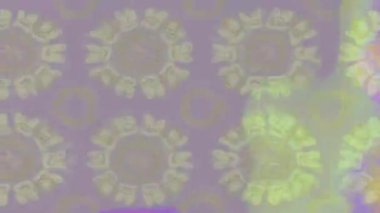 Renkli unsurlarla hareketli arka plan görüntüleri. Çiçekler. Eski model. Bayrak tarzı. Video kaydı. Şablon. Döngü. Kusursuz.. 