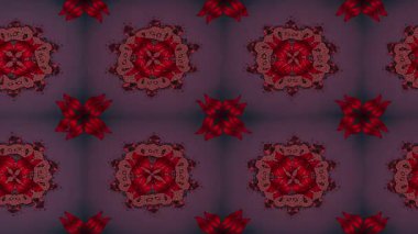 Renkli unsurlarla hareketli arka plan görüntüleri. Çiçekler. Eski model. Bayrak tarzı. Video kaydı. Şablon. Döngü. Kusursuz.. 