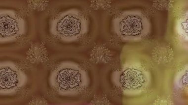 Renkli unsurlarla hareketli arka plan görüntüleri. Çiçekler. Eski model. Bayrak tarzı. Video kaydı. Şablon. Döngü. Kusursuz.. 