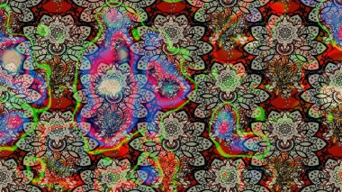 Şirin çiçek elementleri. Tarafsız renklerde çiçekler. Raster illüstrasyonu. Çizim.