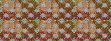 Raster güzel kumaş deseni. Soyut zerafet çiçek arka plan ile seamless modeli.