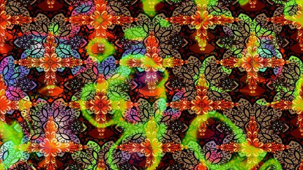 Parlak çiçekli kolaj çiçekleri siyaha boyanmış. Çiçekli zambakların eskiz geçmişi. Çiçek tasarımı için inanılmaz kolaj cennet tarzı..