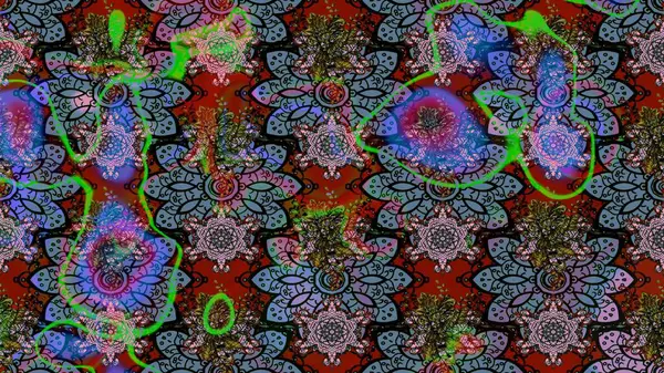 Çiçekli çiçek deseni, suluboya. Tarafsız renklerde çiçekler. Renkli Bahar Teması eskiz kalıbı. Düz Çiçek Elementleri Tasarım Raster illüstrasyonu.