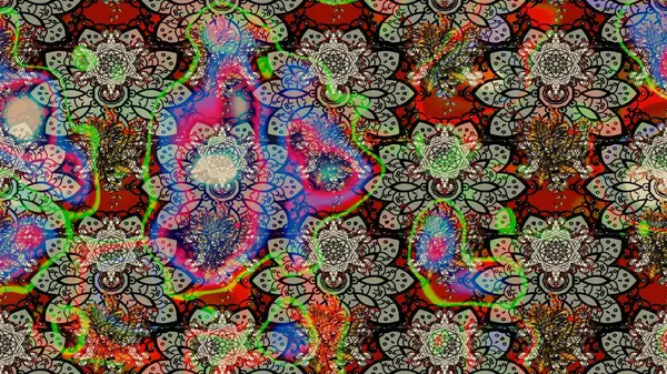 Şirin çiçek elementleri. Tarafsız renklerde çiçekler. Raster illüstrasyonu. Çizim.