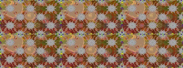 Raster güzel kumaş deseni. Soyut zerafet çiçek arka plan ile seamless modeli.