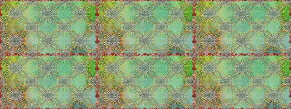 Raster illüstrasyonunda kusursuz çiçek deseni. Tarafsız ve yeşil renklerde çiçekler. Renkli Bahar Temalı Kusursuz Arkaplan. Düz Çiçek Elementleri Tasarımı.