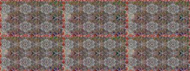 Çiçeksiz desenli arka plan. Gri renkli çiçekler. Tişört baskısı için çiçek boyama rasteriName.