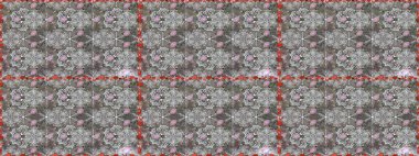 Küçük çiçekli basit, dikişsiz desen. Moda baskısı, albüm, ambalaj kağıdı ve duvar kağıdı için zarif dekoratif süslemeler. Gri renkli şirin çiçekler. Raster illüstrasyonu.