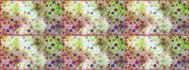 Çiçekler, yapraklar, dekoratif elementler, sıçramalar, lekeler, el çizimleri çizimleri ve Doodle çizimleri, grafik raster çizimleri.