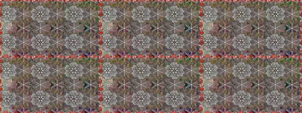 Çiçeksiz desenli arka plan. Gri renkli çiçekler. Tişört baskısı için çiçek boyama rasteriName.