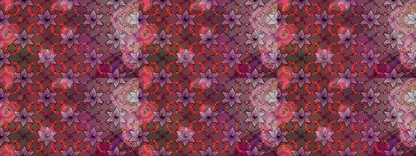 Düz Çiçek Elementleri Tasarımı. Raster Modaya uygun kumaş deseni. Kahverengi ve mor renkli şirin çiçek desenleri. Renkli Bahar Teması çizim şablonu.