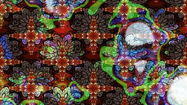 Güzel çiçek deseni. Kahverengi renkli çiçekler. Renkli Bahar Teması eskiz kalıbı. Düz Çiçek Elementleri Tasarımı.