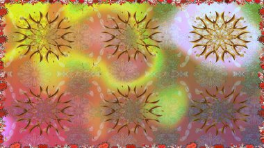 Yumuşak pamuk tasarımı. Raster 'ın taze dokusu. Sarma, tekstil ve duvar kâğıdı için kusursuz çiçek arkaplanı. Yumuşak fayans. Klasik çiçek deseni.