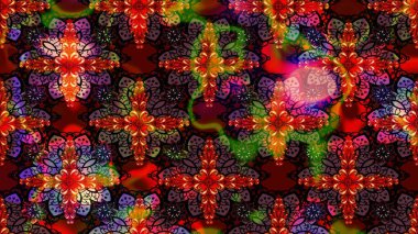 Küçük çiçekteki sevimli çiçek deseni. Güzel karalamalı çiçek desenli çizim. Güzel kumaş deseni. Raster illüstrasyonu.