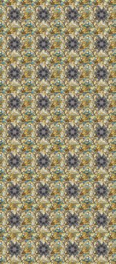 Kusursuz oryantal klasik altın desen. Gri, bej ve kahverengi renkler üzerinde altın tekrarlayan elementler içeren Raster soyut arka planı.