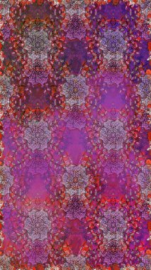 Dekorasyon ve tasarım için güzel bir desen. Çiçeğin suluboya çizimlerinin mükemmel deseni. Raster illüstrasyonu. Eski model. Moda baskısı. Suluboya kusursuz desen.