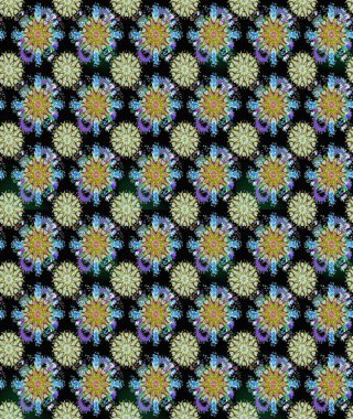 Tekstil, tebrik kartı, boyama kitabı, telefon kılıfı baskısı için kullanılabilir. Etnik Mandala süsü. Raster Henna dövme stili. Hint çiçekli desenli şal desenli..