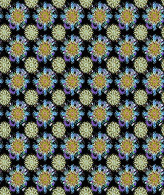 Küçük çiçekte güzel bir desen. Küçük renkli çiçekler. Siyah ve nötr çiçekli bahar çiçekleri. Motley illüstrasyonu. Moda baskıları için zarif bir şablon.