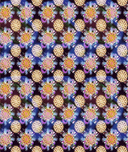 Etnik Mandala süsleme. Hint çiçek desenli madalyon desen. Kullanılabilir Tekstil, tebrik kartı, boyama kitabı, telefon durumda yazdırma için. Raster kına dövme stil.