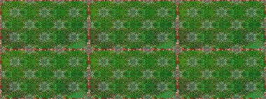 Çiçeklerle suluboya desenli çiçek deseni. Raster illüstrasyonu. Yeşil ve nötr renklerde Asyalı tekstil.